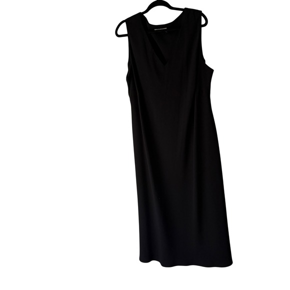 Dressbarn Y2k Woman Black Dress Sleeveless Midi Witchy Whimsigoth Fall 20W - Picture 1 of 9